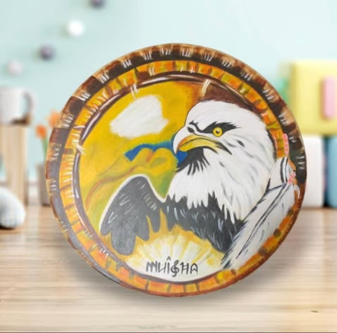 Imagen de portada de Instrumento ancestral. Tambor chamánico grande,  “Águila” Personaliza el tuyo!