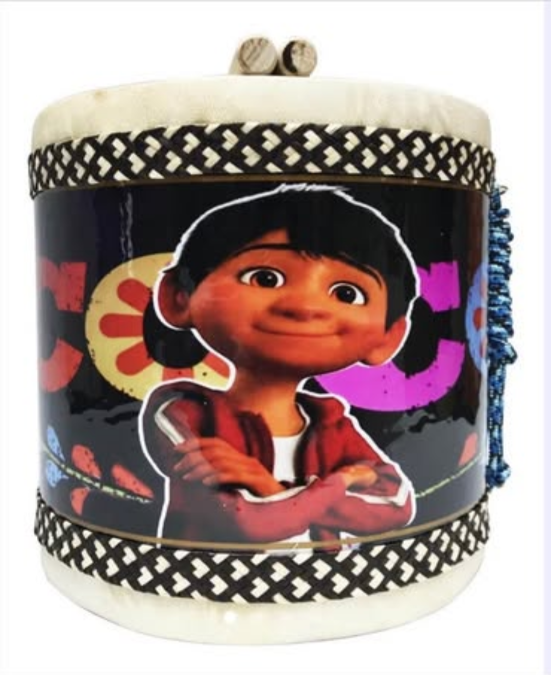 Imagen de Tambor artesanal Coco película ideal para regalo, haz feliz a un niño!