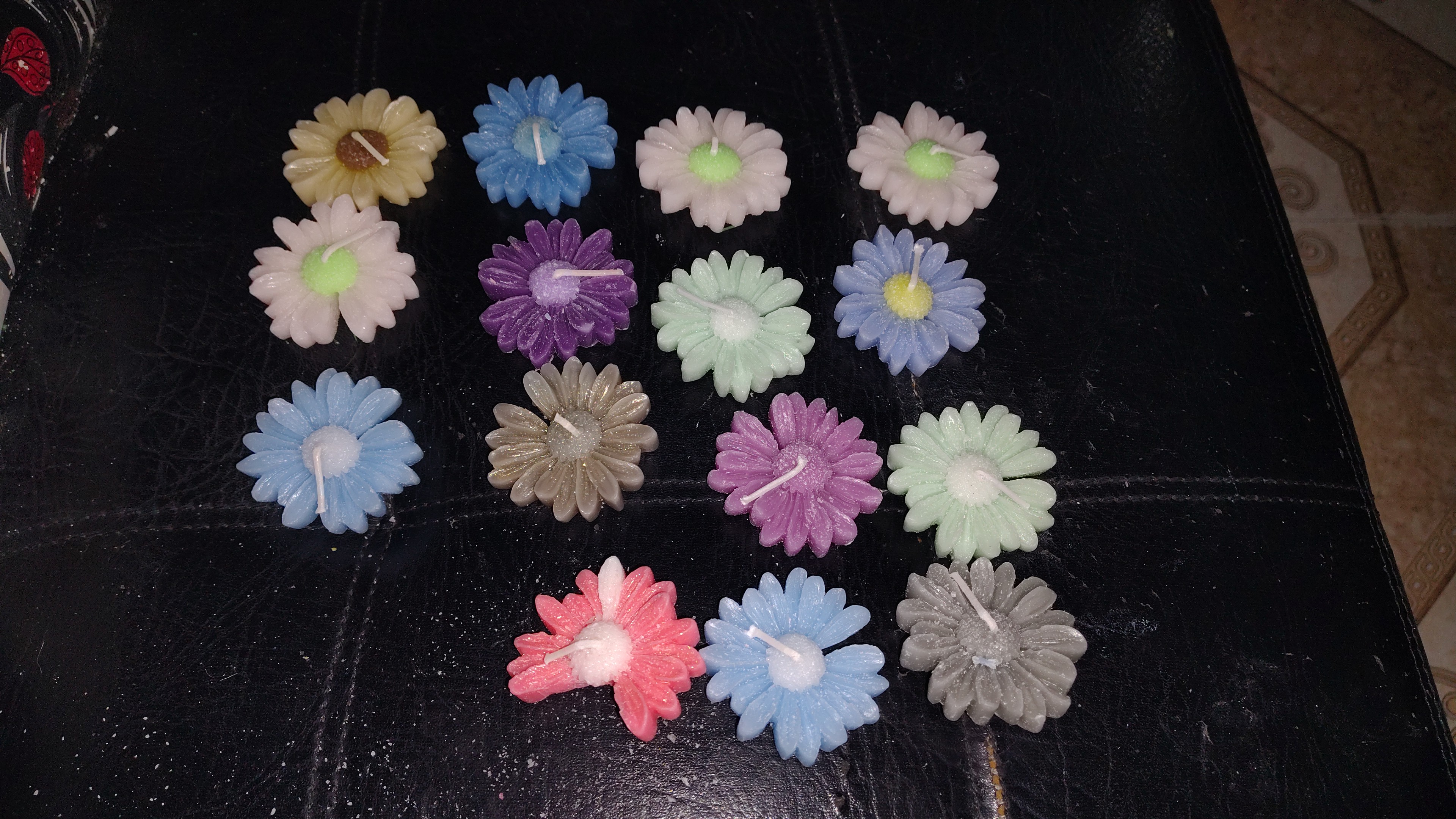 Imagen de Velas Margarita en ramo Aromaticas