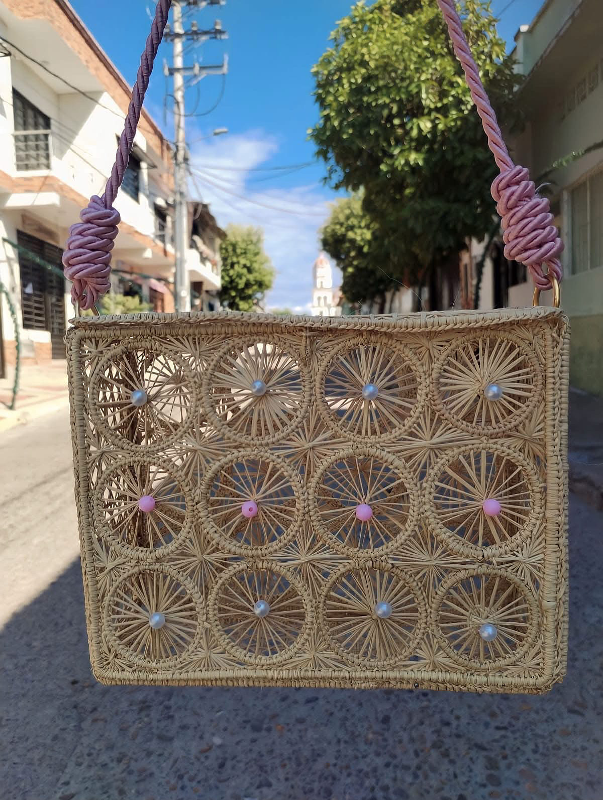 Imagen de Bolso yoyó en iraca 