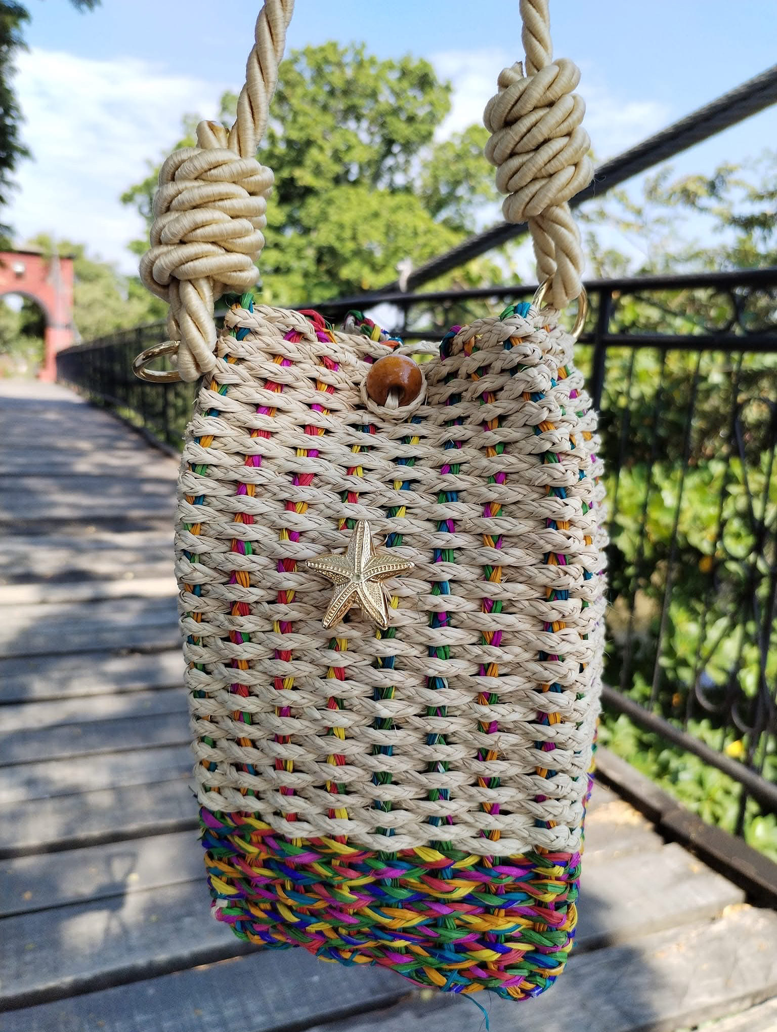 Imagen de Bolso yoyó en iraca 